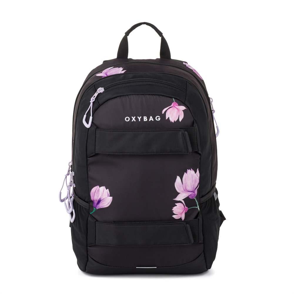 Studentský batoh + etue OXY Sport Flowers